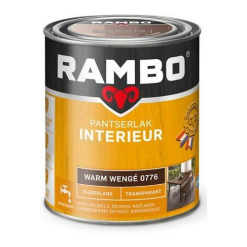 Rambo Pantserlak Interieur Transparant Zijdeglans