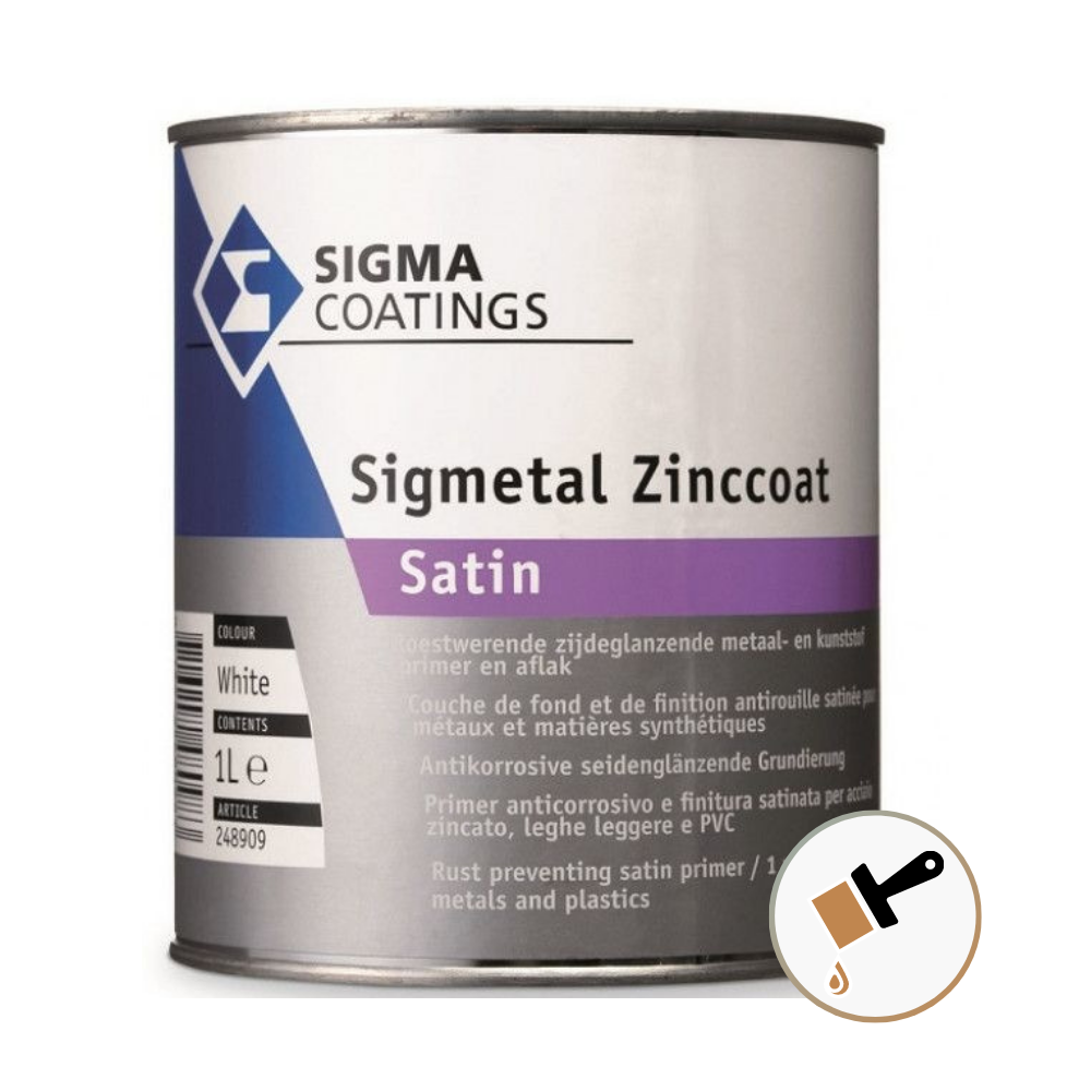 Sigma Sigmetal Zinccoat 3 In 1 Satin