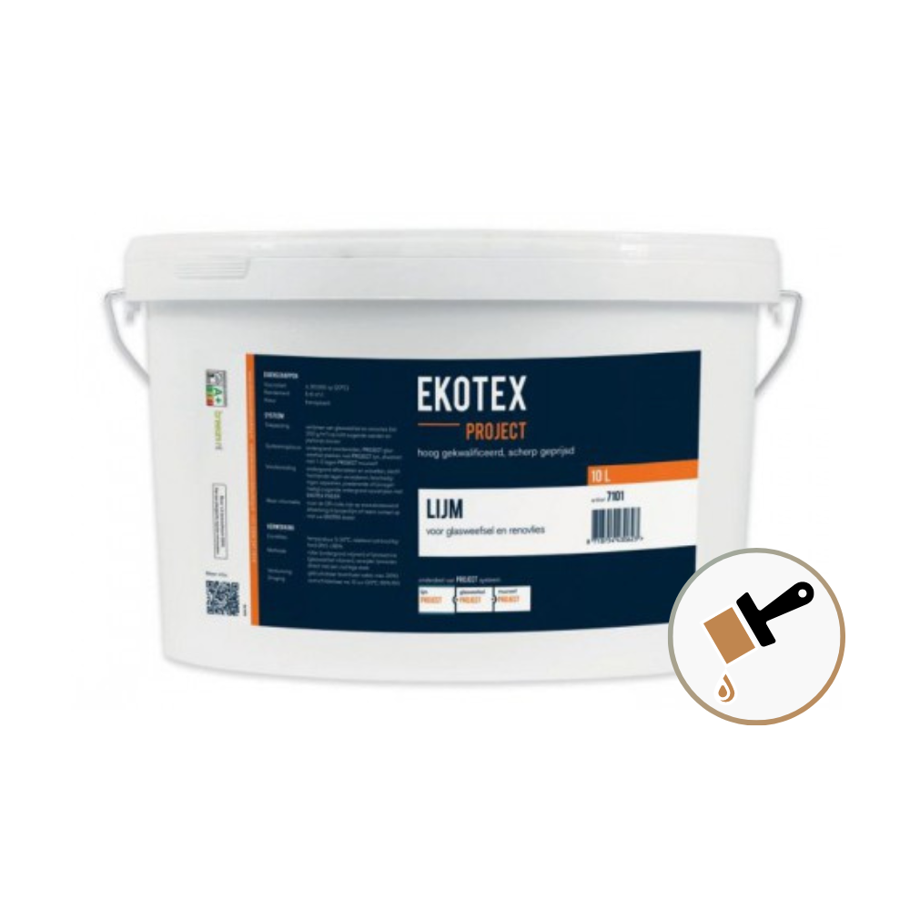 Ekotex Project Glasweefsellijm Transparant 7101 10 liter