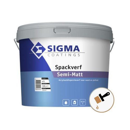 Sigma Spackverf Semi-matt 10 liter