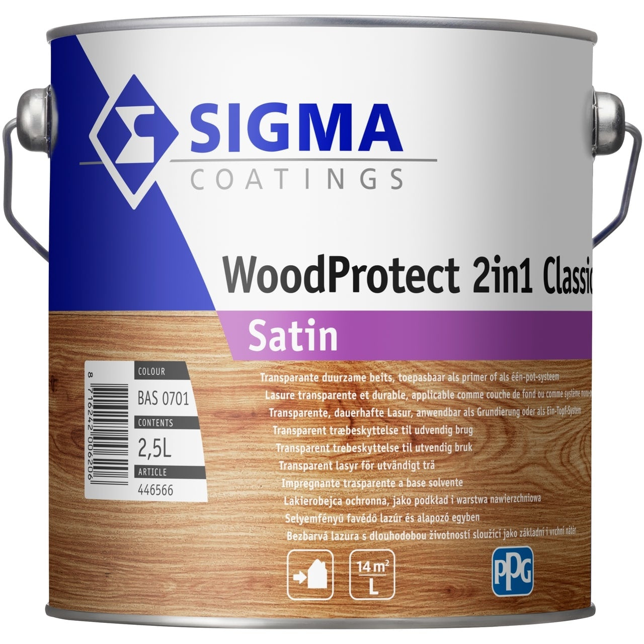 Sigma WoodProtect 2 in 1 Classic Satin